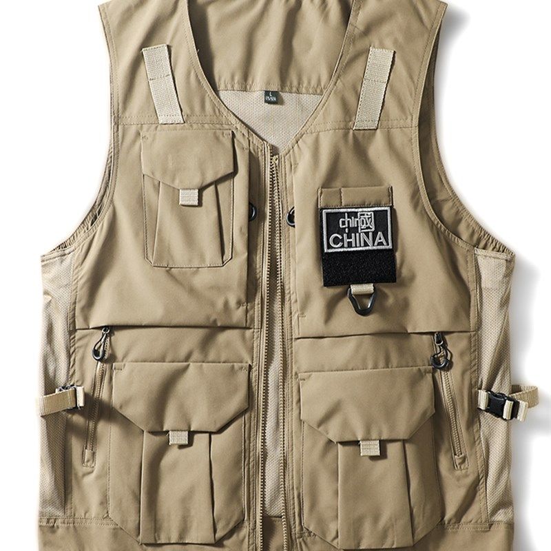 钓鱼马甲男廉航户外登山露营机能路亚多功能战术背心工装摄影马夹,男装,常规马甲,淘宝优惠券,粉丝福利购,淘宝优惠卷