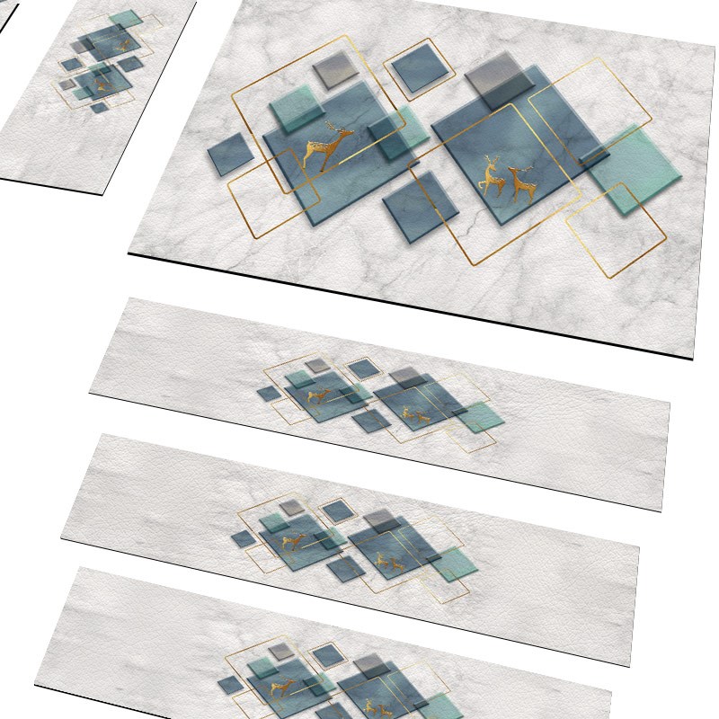 实木旋转楼梯踏步垫免胶自粘硅藻泥消音防滑地垫室内台阶脚踏垫子