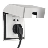 304不锈钢防溅盒86型插座防水盒插座户外保护罩防火防晒耐高温