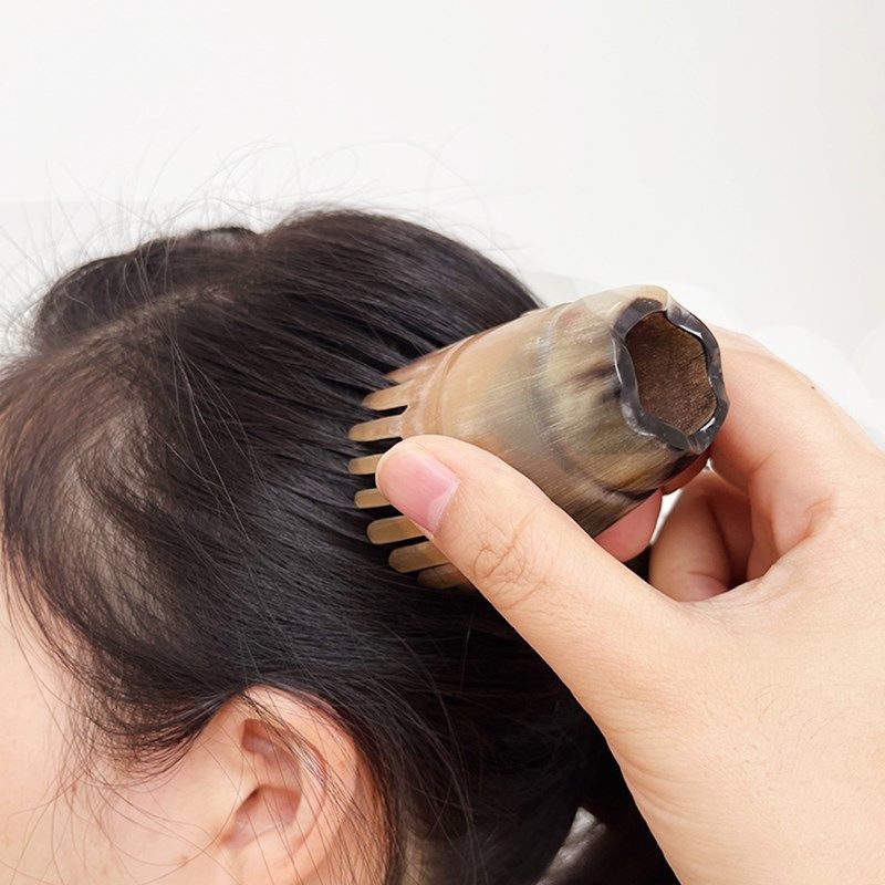 牛角梳头疗梳头部背部专用按摩器全身面部美容女刮痧筒天然经络刷,家庭/个人清洁工具,梳子/化妆梳/按摩梳,淘宝优惠券,粉丝福利购,淘宝优惠卷