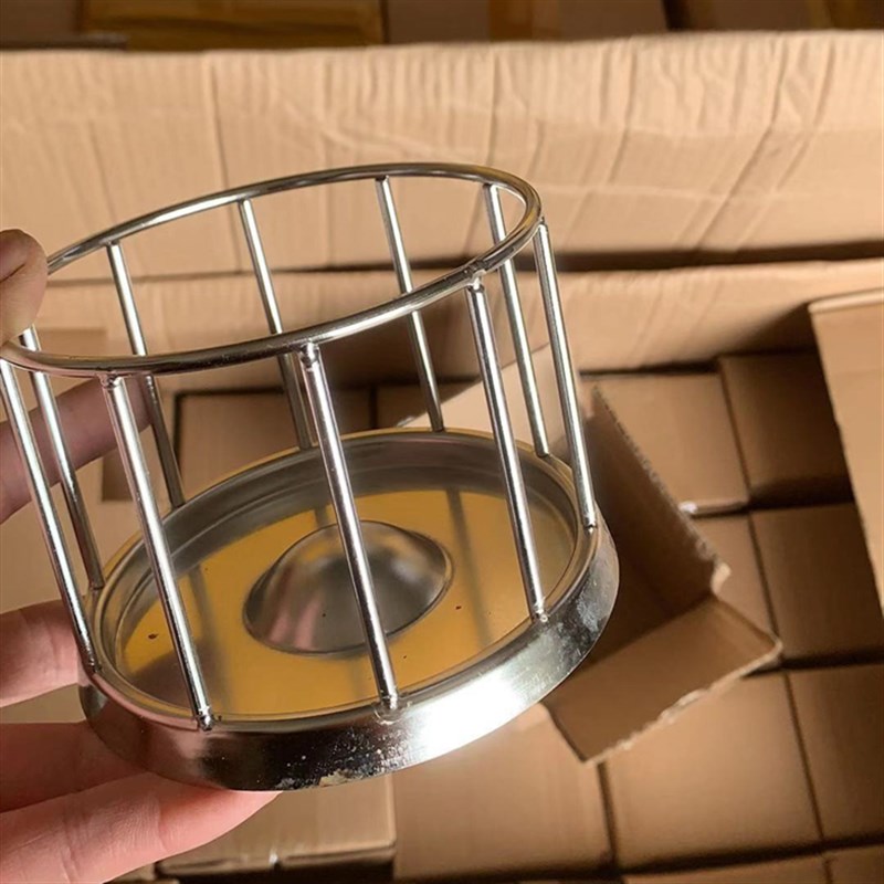 乌龟喂食器 不锈钢半水龟爬宠喂食盘304 黄缘龟箱龟草龟爬宠食盆