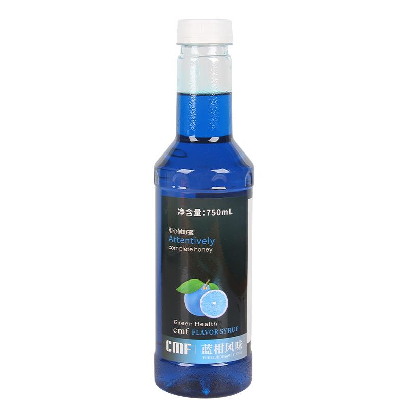 蓝柑蜜露海盐话梅柠檬芒果糖浆调咖啡果露烘焙奶茶店原料