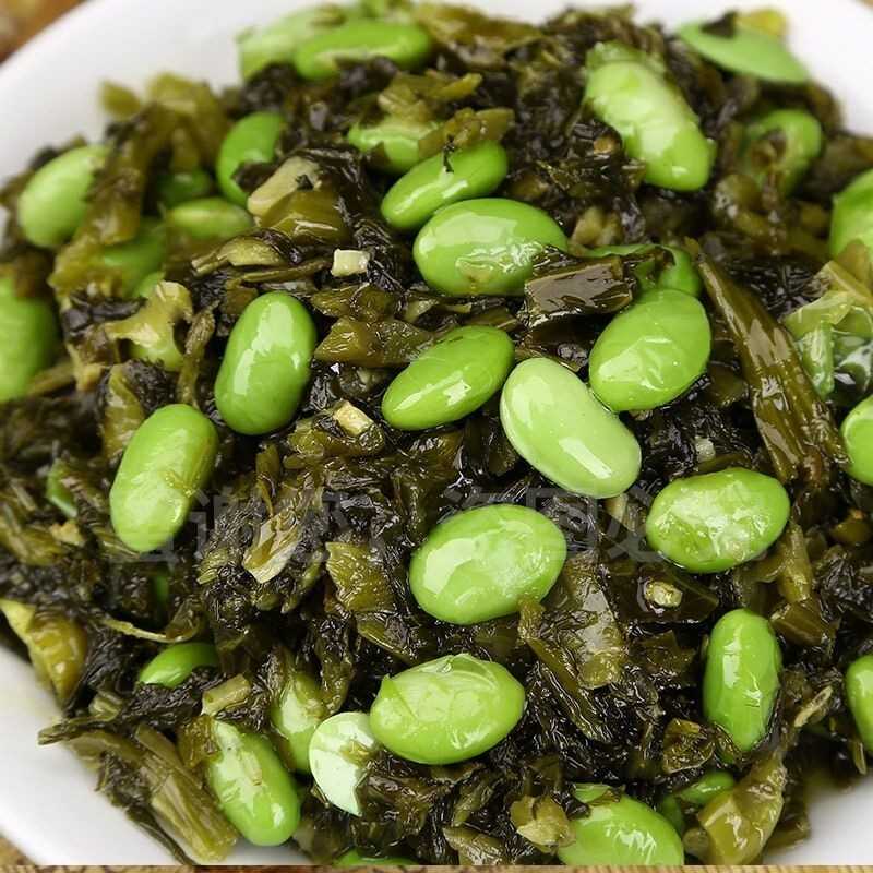 雪菜咸菜酱菜开味菜下饭菜榨菜食速食菜开毛袋即酱豆腌凉拌菜