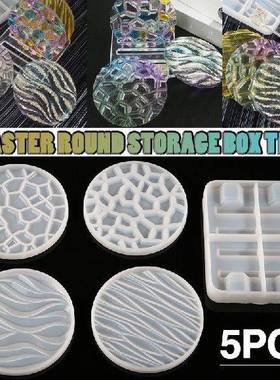Silicone Coaster Mat Mould Handmade Cup Coaster Holder Rack