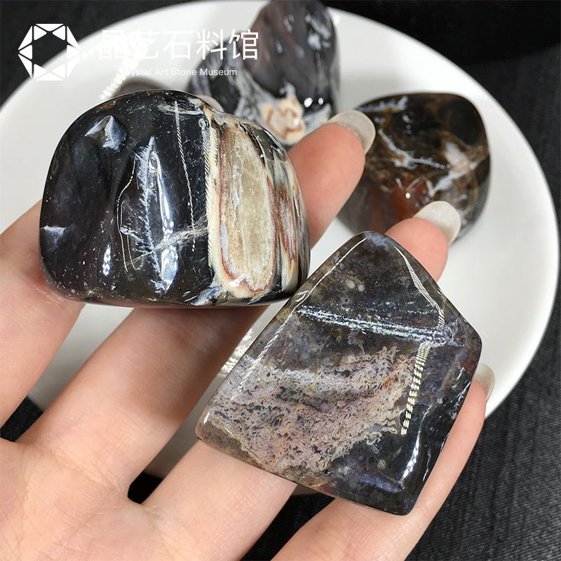 天然大块红色木化石碎石树化玉水晶原石颗粒鱼缸花盆造景装饰石头