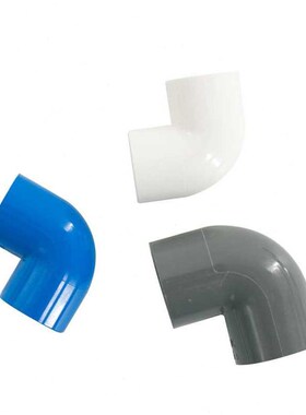 冰禹BYyc24上水管供水管给水管胶粘弯头塑料管配件PVC直角90度接