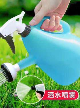 2 in 1 Plastic Watering Can Indoor Garden Plants Pressure Sp