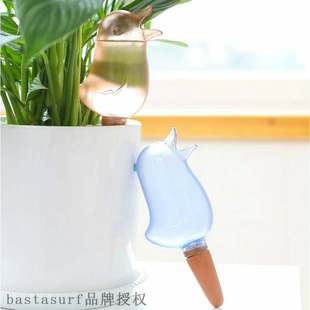 flower transparent lazy artifact watering Bird 新品 creative
