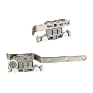 不锈钢电动窗帘轨道滑车臂配件佳丽斯开合帘尚飞滑车杜亚直轨滑块