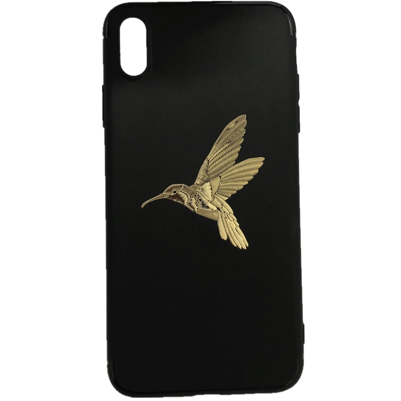 采花鸟个性手机金属贴纸蜂鸟个性金属镍标笔记本电脑手机金属贴纸