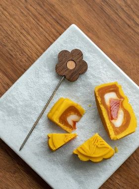 Wooden Fruit Forks Kitchen Tableware Accessories Cutlery