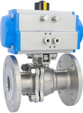 极速气动球阀不锈钢法兰304铸钢dn25开关型q641f-16p防爆耐高温高