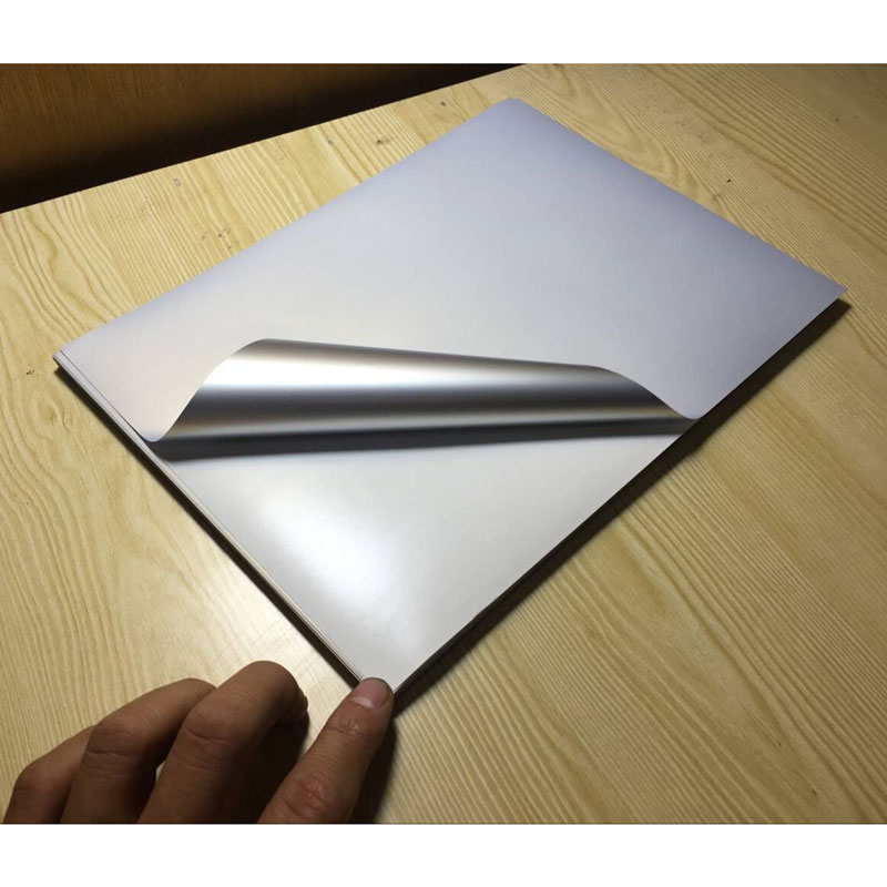 A4哑银不干胶打印纸 可喷墨打印机打印 亚银背胶标签纸贴纸消银龙