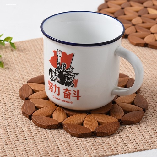 砂锅垫隔热垫防烫餐垫加厚耐高温锅盘碗竹制菜垫子竹制鱼盘餐桌垫