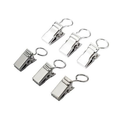 新品20PCS/Set Window Curtain Metal Steel Hook Clips Shower
