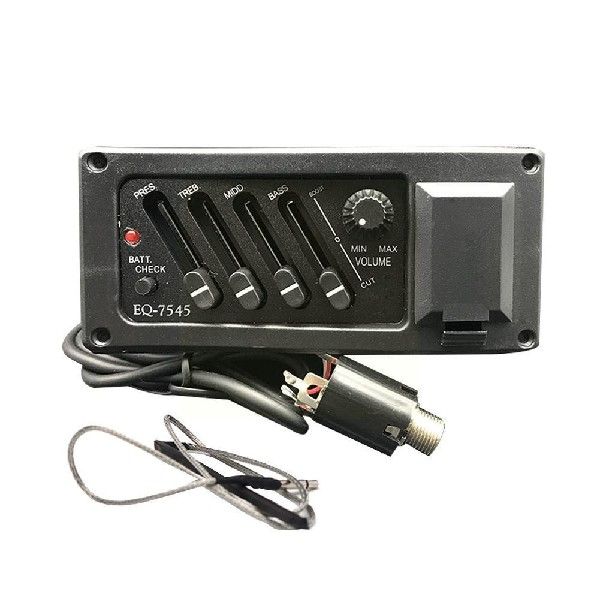 新品Professional 4 Band Acoustic Guitar Preamp Amplifier Pic