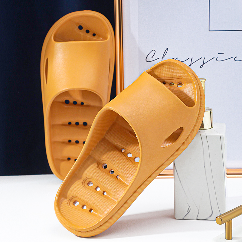 浴室拖鞋夏季防滑情侣男女透气漏水洗澡速干家居软底凉拖鞋