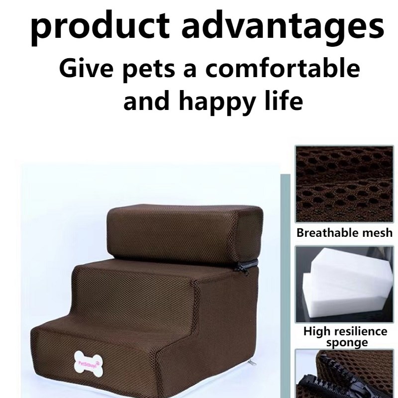 Escada do c?o subir cama filhote de cachorro escadas andand