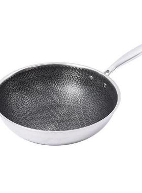 Nonstick Frying Pan Deep Cooking Skillet 7 Ply