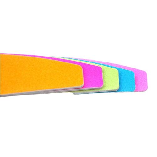 5Pcs Colorful Nail File Grit 200/240 Buffer Manicure Gel
