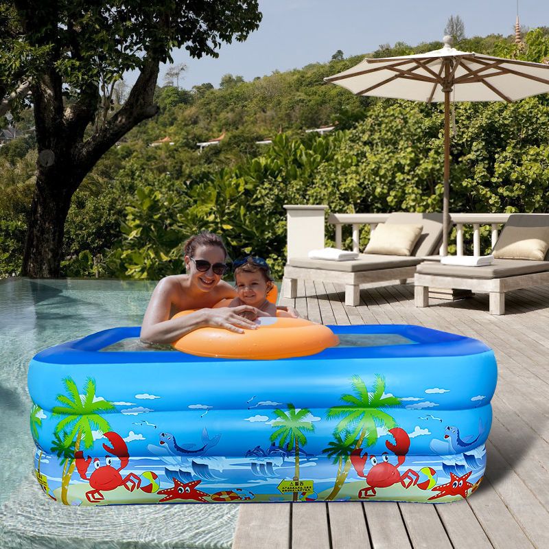 婴儿童充气游泳池家用加厚宝宝水池大人小孩洗澡桶婴幼儿海洋球池