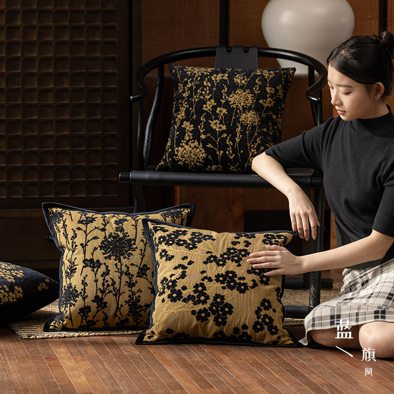 中古轻奢斑马动物抱枕套法式奶油色高级床上靠枕棕色客厅沙发靠垫,居家布艺,靠垫/抱枕,淘宝优惠券,粉丝福利购,淘宝优惠卷