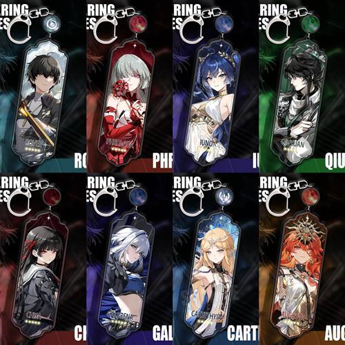 鸣潮游戏周边赞妮坎特雷拉卡提希娅长条亚克力钥匙扣挂件通包装饰