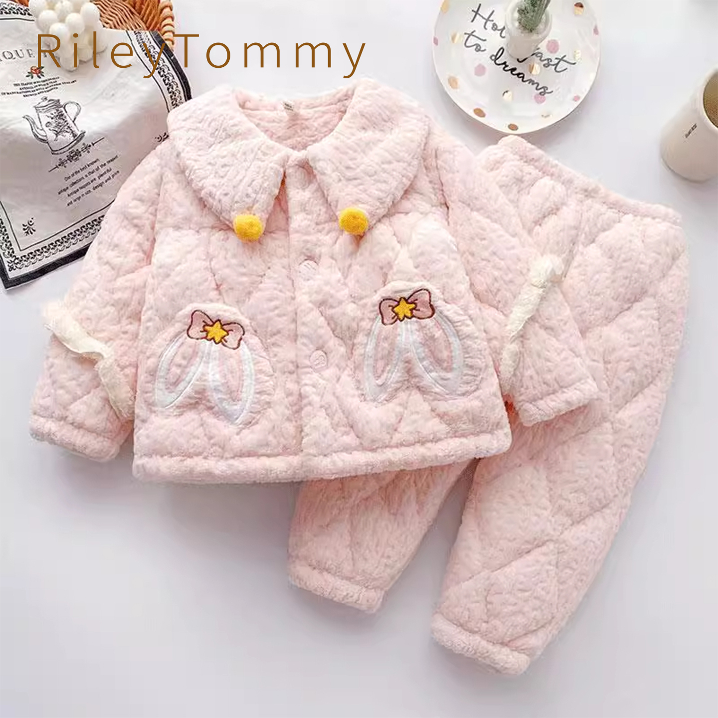 英国RileyTommy儿童夹棉款睡衣