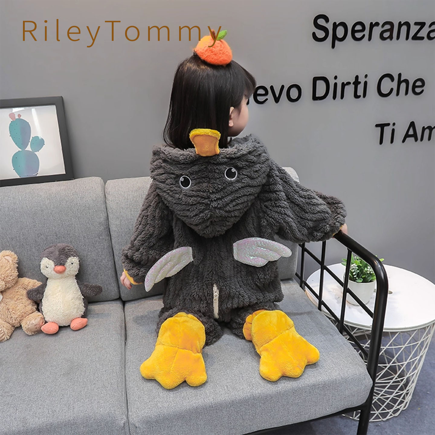 英国RileyTommy儿童居家连体睡衣