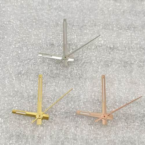 日志改装手表配件指针绿夜光表针金色银色秒针适装NH35/8285机芯