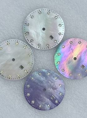 新款改装31mm女款壳带 贝母钻表盘 适装VJ24机芯配表盘25.8mm