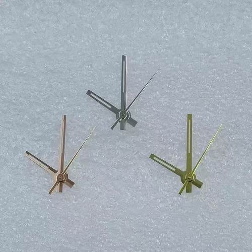 新款改装定制日志女款表针 绿夜光 适合NH05机芯，尺寸：7-10-10