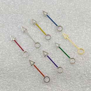 新款NH34指针 GMT冰蓝夜光机械表 改装潜水表秒针改装手表配件