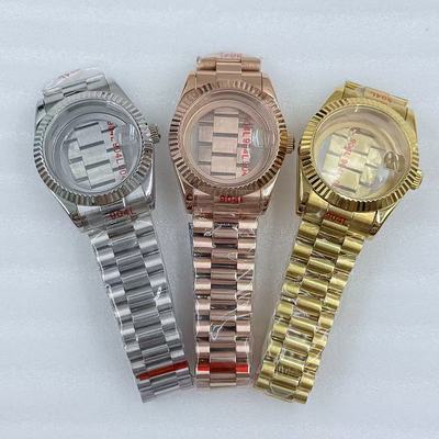 8285机芯手表配件蓝宝石玻璃，精钢表壳表带适30mm表盘配8285机