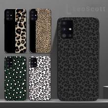 Leopard Print Pattern Phone Case For Samsung A40 A31 A32 A50