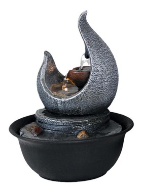 创意招财流水摆件循环水玄关客厅家居软装饰品乔迁新居礼品送朋友