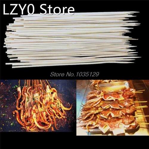 好货1 PACK BBQ Accessories Bamboo Skewers Grill Shish Kabob