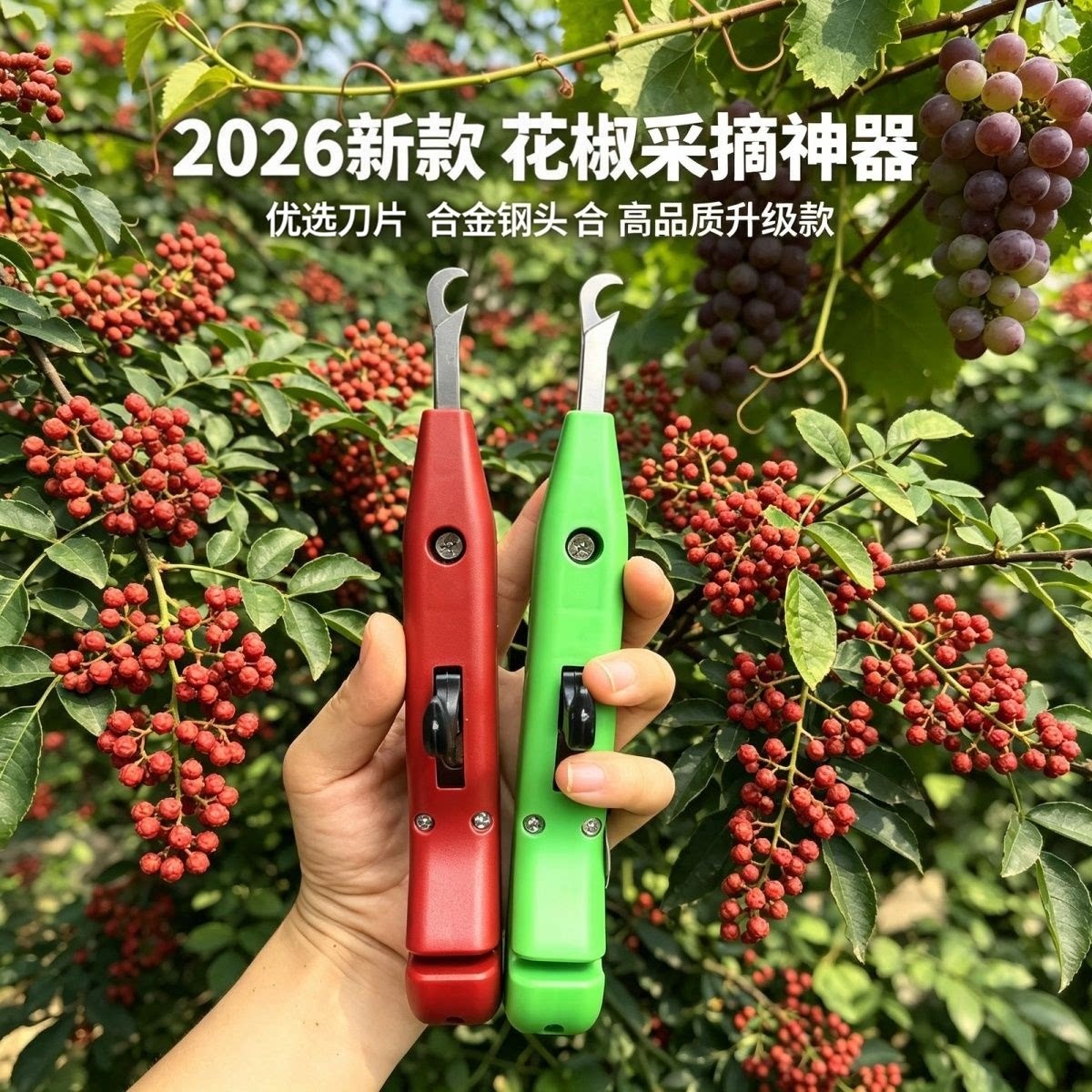2026新款摘花椒工具农用花椒采摘器剪花椒摘果器专用神器青椒剪子