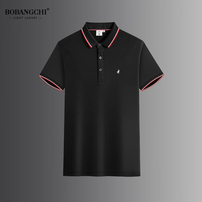 高端短袖POLO衫男2025年夏季