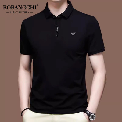 高端短袖T恤男士2025年夏季新款