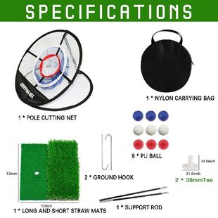 Indoor Golf Balls Swing Net Golf High Impact Net Kit Gift