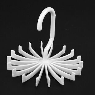 18 Hooks Necktie Scarf Belt Hanger Organizer Clothing