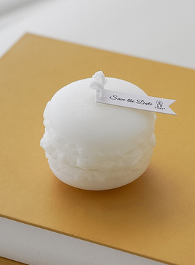 Nordic Handmade Dessert Macaron Aromatherapy Candle Cake Ess