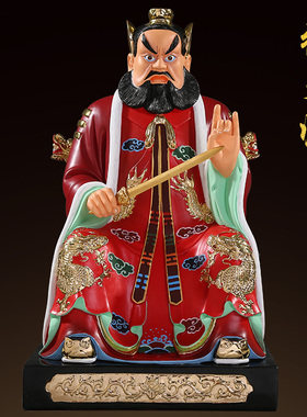 好货厂家直销龙虎山张天师神像 张道陵佛 树脂摆件供奉坐虎骑虎12