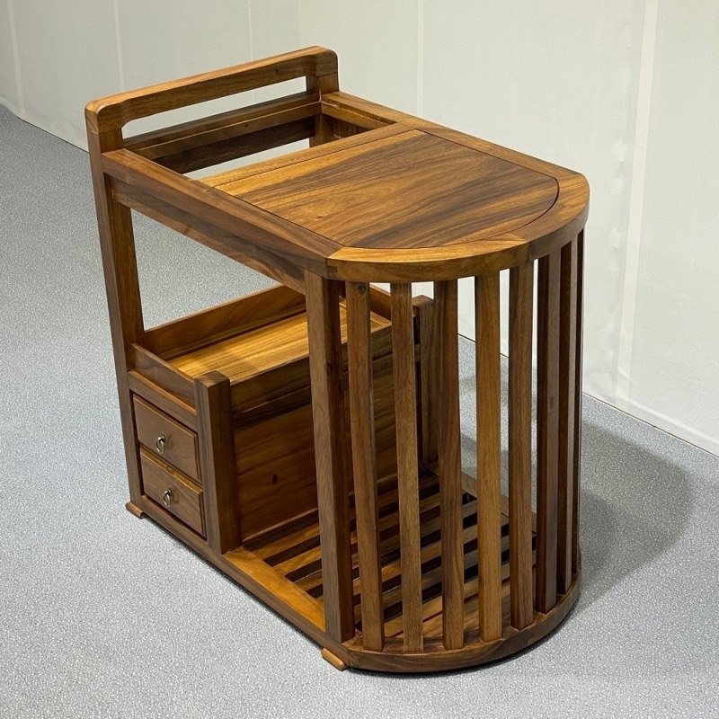 速发胡桃木移动家用小型茶台实几茶车边柜茶木全自动烧水壶一体茶,商业/办公家具,办公茶水柜,淘宝优惠券,粉丝福利购,淘宝优惠卷