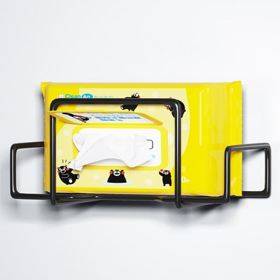 速发卫生间马桶纸架厕所湿巾收纳盒架湿架子挂厕纸纸巾置物壁厨房