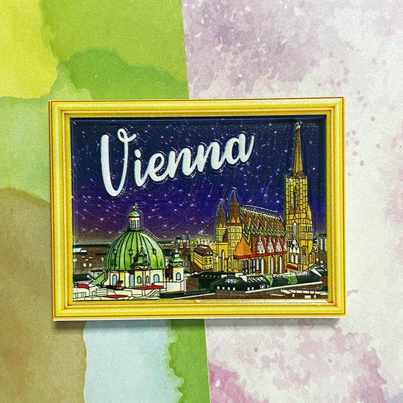 冰箱贴彩绘手工磁力收藏家居装饰