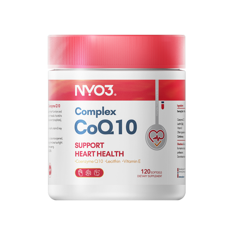 NYO3辅酶q10挪威进口心血管保护心脏官方旗舰店正品120粒