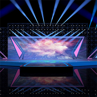 音乐剧舞台直播间背景布3d立体娱乐团播唱歌跳舞灯光背景娱乐表演活动主播网红场景拍照主播背景墙装饰壁布