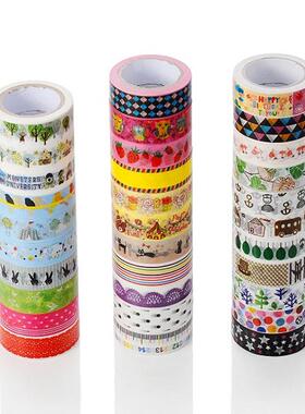 【阿固AGU】和纸胶带紙膠帶1.5cm*10m胶带80款卡通手账手帐限定